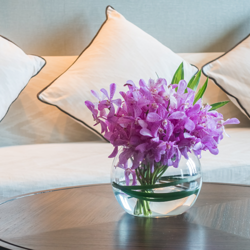 مزهرية زهور فندقية