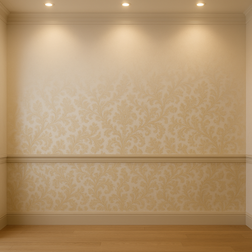 جدار بورق حائط مزخرف كلاسيكي